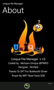 Unique File Manager V 1.0