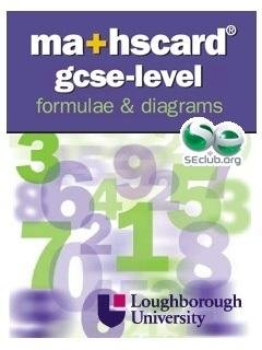 GCSE Mathscard