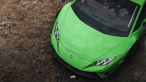 Forza-horizon-4-microsoft-game-lamborghini-huracan-by-wallpy