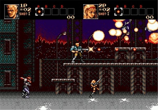 Contra Hard Corps Rus Sega