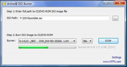 iso file burning