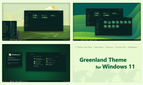 Greenland Theme For Windows 11