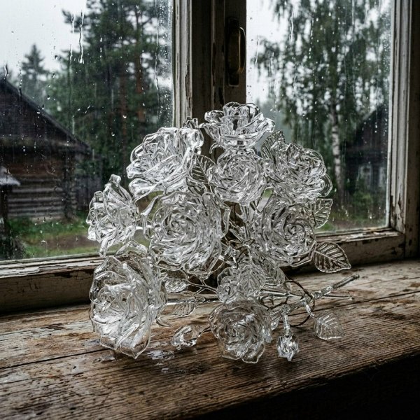 Городской тип - Цветы на окне
