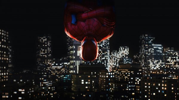 Spiderman-2-upside-down-brand-new-day-suit-8k 322@5@r