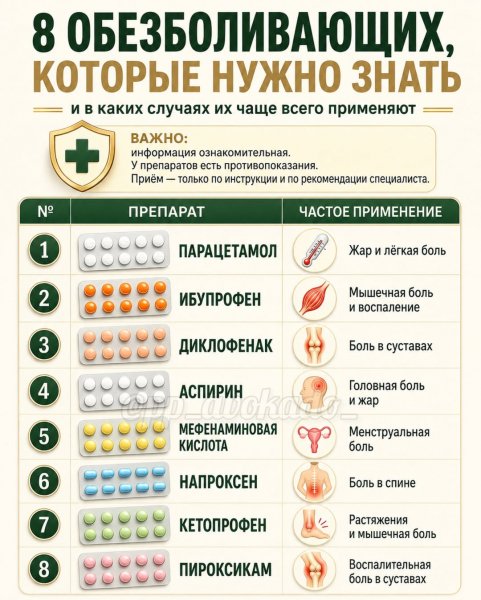 Обезболивающие препараты