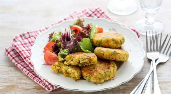 Котлетки из чечевицы - с оливками