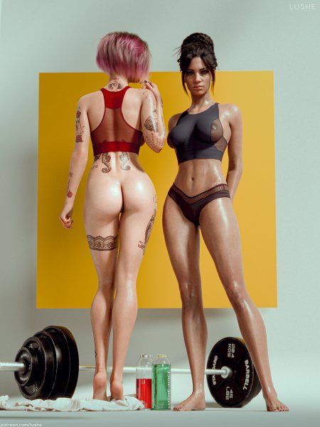 Cybergirls 03 lushe3D