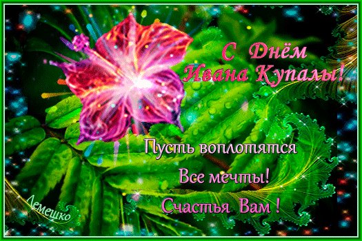 Анимированная открытка с днём ивана (1)