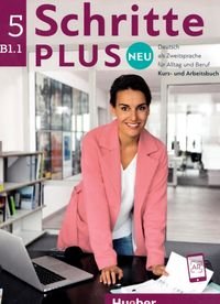 Schritte Plus Neu 5 Deutsch als Zweitsprache