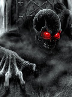 lightening skull
