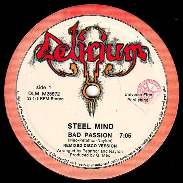Steel Mind - Bad Passion (Remixed Disco Version)