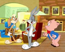 Bugsbunny-porkypig
