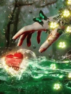 Love Heart GIF - Love Heart Green - Discover &amp; Share GIFs