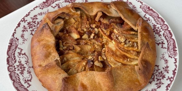 Ржаная галета - с яблоками
