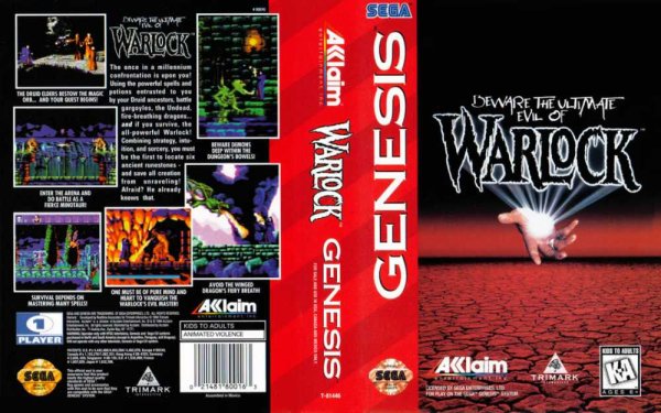 Warlock - Devil&apos;s Garden  (16-бит/16-bit)
