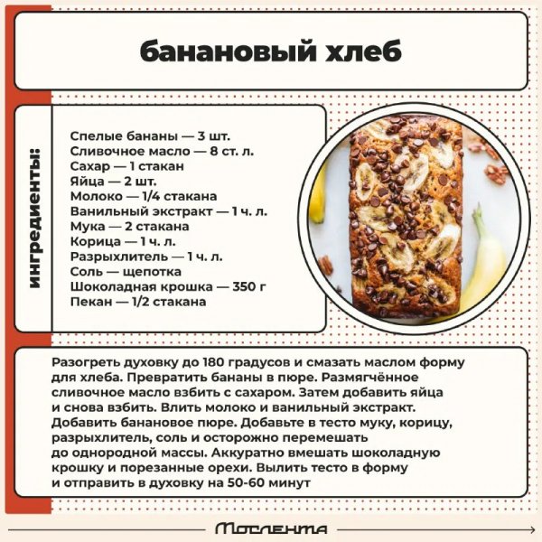 Банановый хлеб
