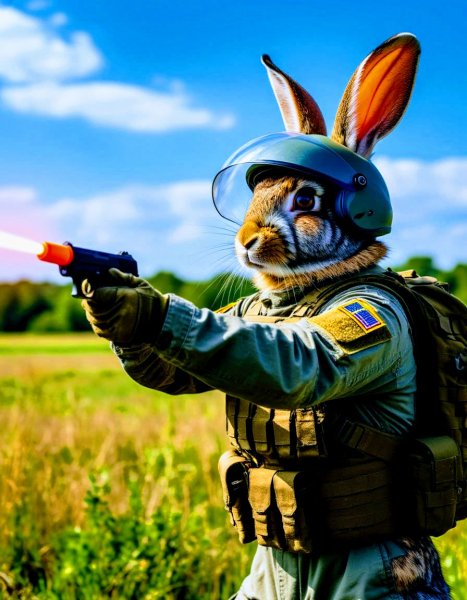 Fighting hare