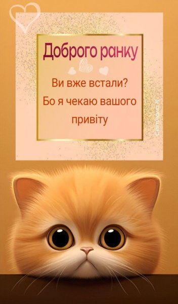 Доброго ранку