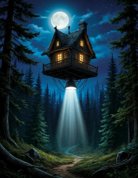 Flying hut