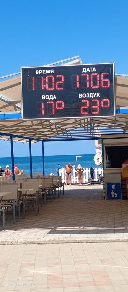 Анапа. Пляж Высокий берег