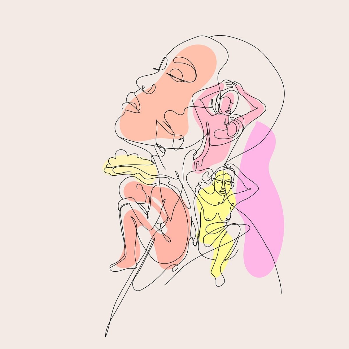 depression, boho, beautiful wallpaper, bohemian, drawing, background, simplicity, line drawing, minimalistic, fear, only, lonely, health