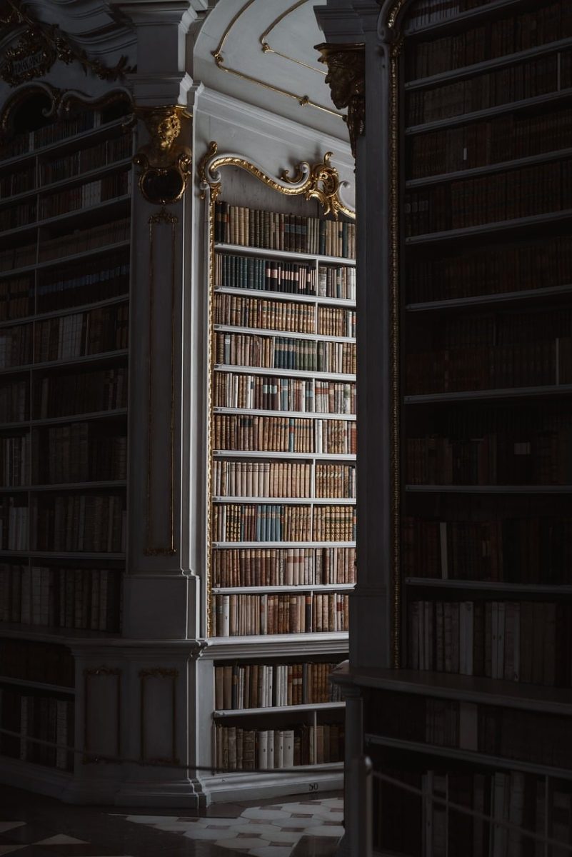 old library, ipad wallpaper, dramatic lighting, antique shelves, samsung wallpaper, mobile wallpaper, gold accents, shadow play, rare books, european style, historical interior, reading room, trending decor, baroque, library architecture, iphone wallpaper, lock screen wallpaper, phone wallpaper, wallpaper, background images, background, 4k, unsplash, pixabay, mobile wallpaper 4k, pexels, pictures, desktop wallpaper, beautiful wallpaper, desktop background