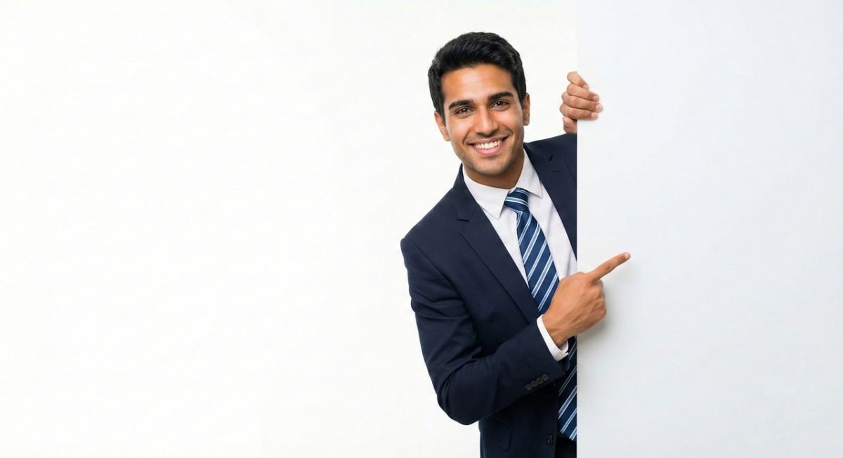 man in blue business suit, pointing gesture, white blank background, professional male model, corporate portrait, business attire, confident pose, modern office style, indoor studio, clean backdrop, professional photography, executive look, formal outfit, contemporary fashion, marketing concept, presentation gesture, high resolution image, corporate resource, content creation asset, studio lighting, business mockup, creative project resource, professional lifestyle, ai generated