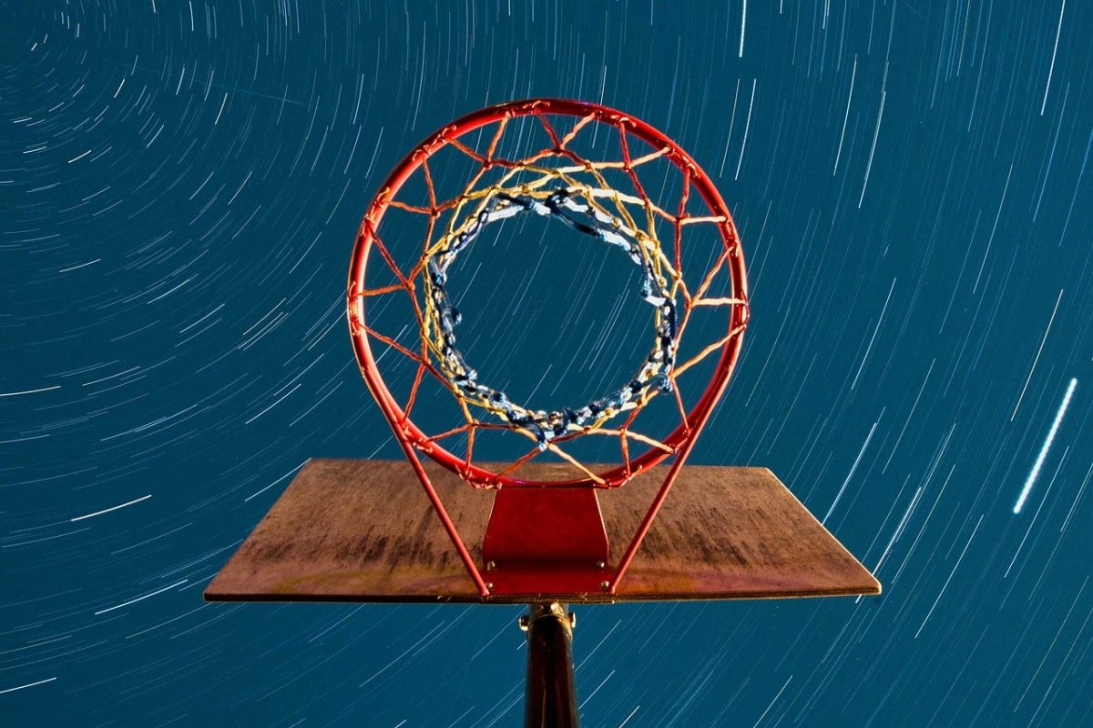 starrail, starry sky, night sky, basketball, sports, night, stars, star trails, web, ball, dark, urban, astro, astronomy, universe, space, galaxy, cosmos