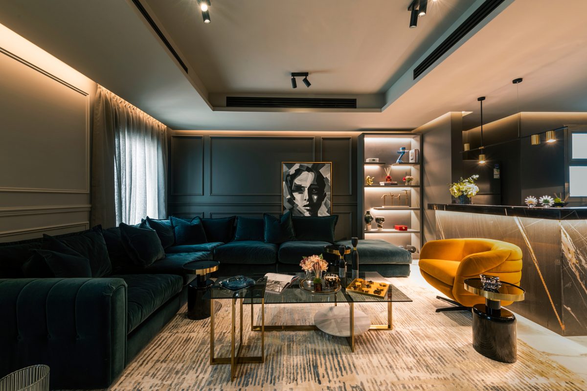 living room, flower background, sofa, nature, modern, decorative art, lighting, armchair, flower wallpaper, interior, coffee table, warm tones, rug, design, artwork, black furniture, seating, flowers, beautiful flowers, artistic style, opulent, photo frames, interior decoration, home