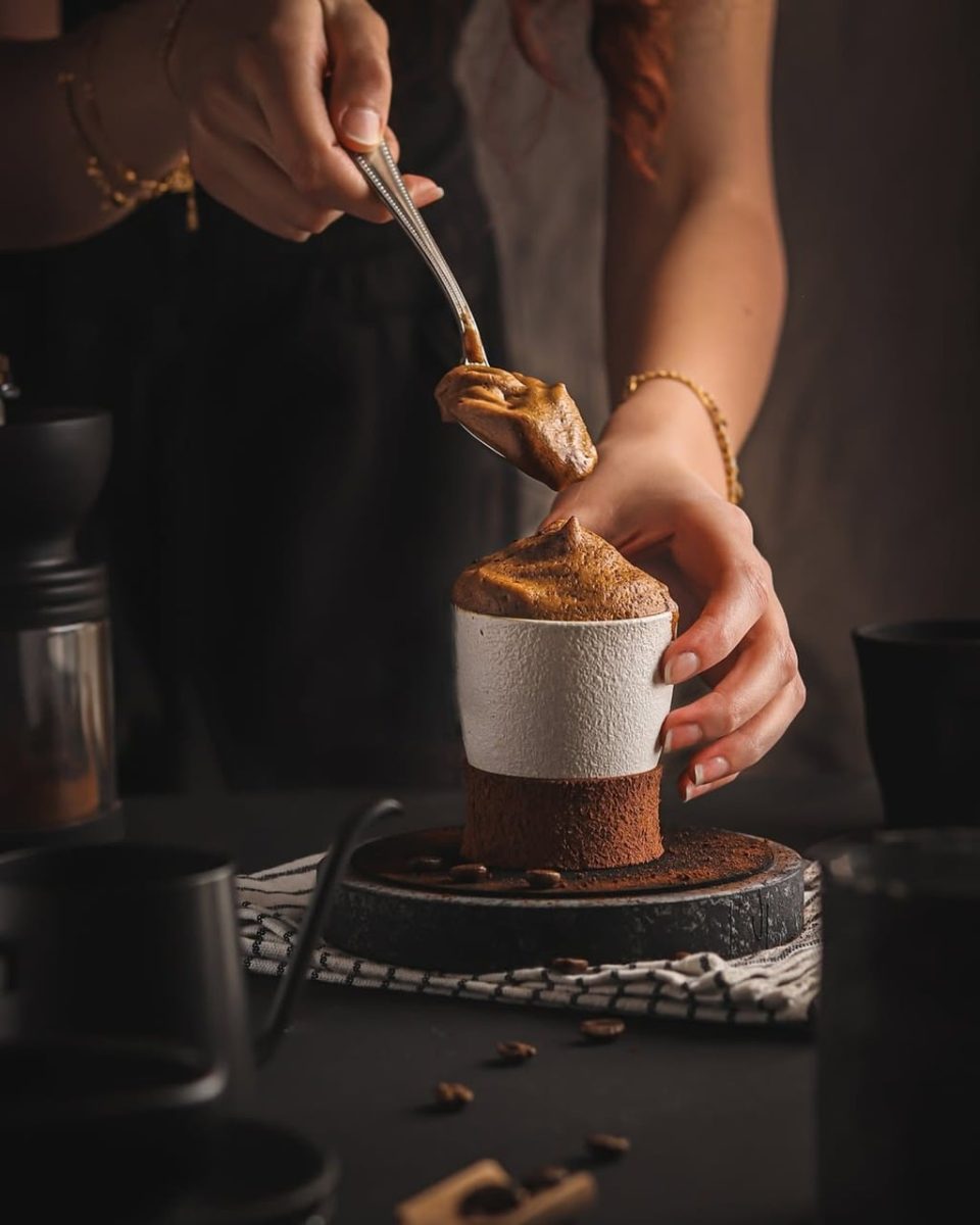 dalgona, coffee, whipped cream, ceramic cup, hand, jewelry, spoon, aroma, handmade, caffeine, sugar, chocolate, dessert, barista, prepare, foam, home cafe, culinary art, tool, mastery, styling