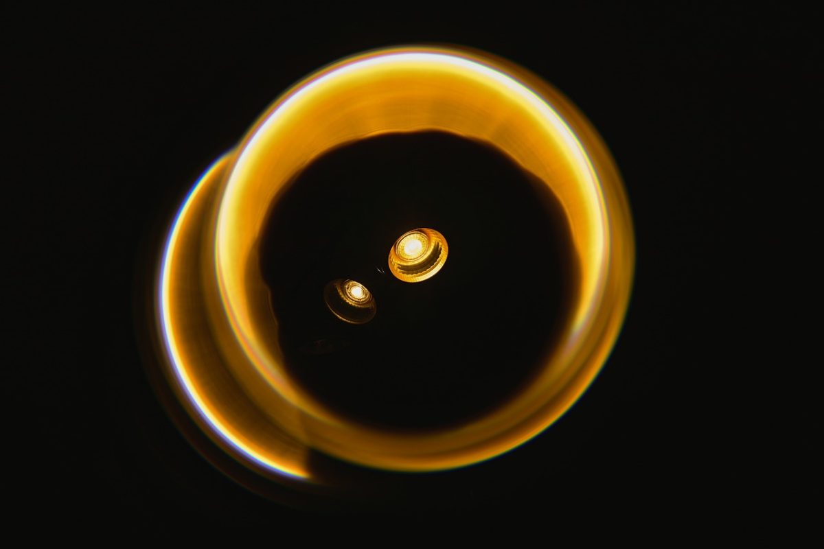 abstract, light, circle, illumination, reflection, light show, optical illusion, glowing, creative photography, modern art, minimalism, dark, yellow, mysterious, artistic, experimental art, deep meaning, design, background, light movement