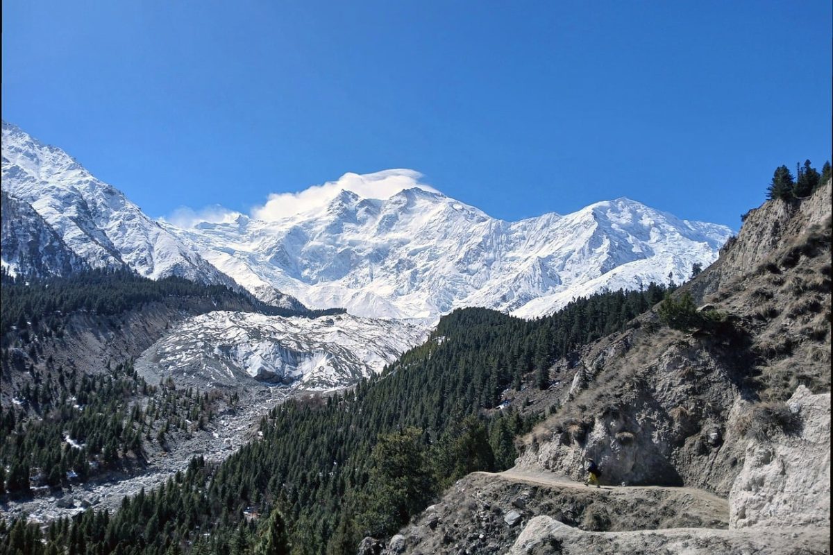 mountains, nanga parbat, himalayas, forest, snow, forested mountains, pakistan, sky, clouds, beautiful nature, mountain view, hiking, adventure, seclusion, nature reserve, tranquility, tourist destination, excursion, cultural landscape, untouched landscape