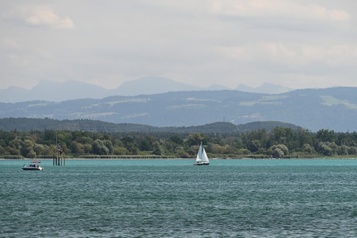 friedrichshafen, lake constance, germany, water, lake, sailboat, boat, nature, landscape, mountains, peaceful, recreation, outdoor, blue, with greenery, boat traffic, recreational sailing