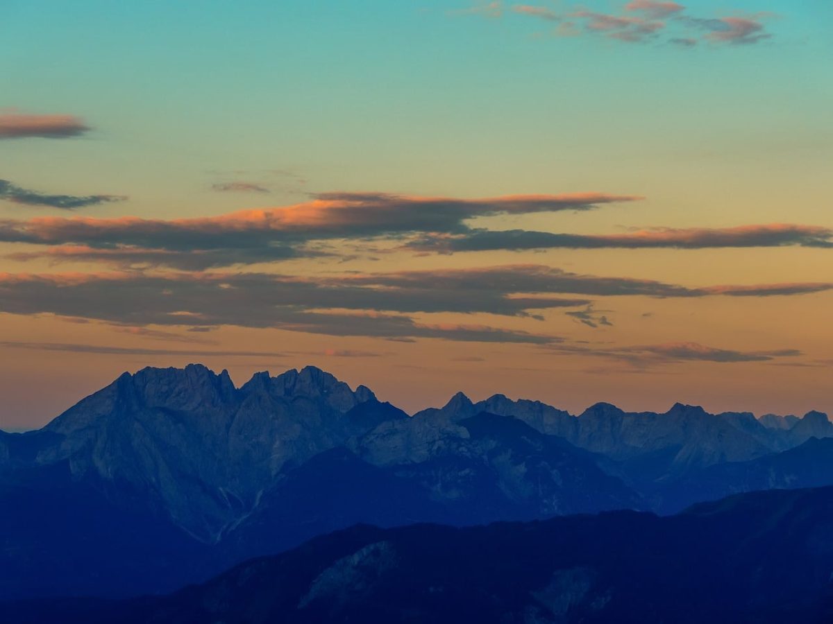sunrise, nature, sunset, dawn, alps, carinthia, austria, landscape, sky, clouds, morning, sunlight, mountains, panorama, sunshine, light level, view, hiking