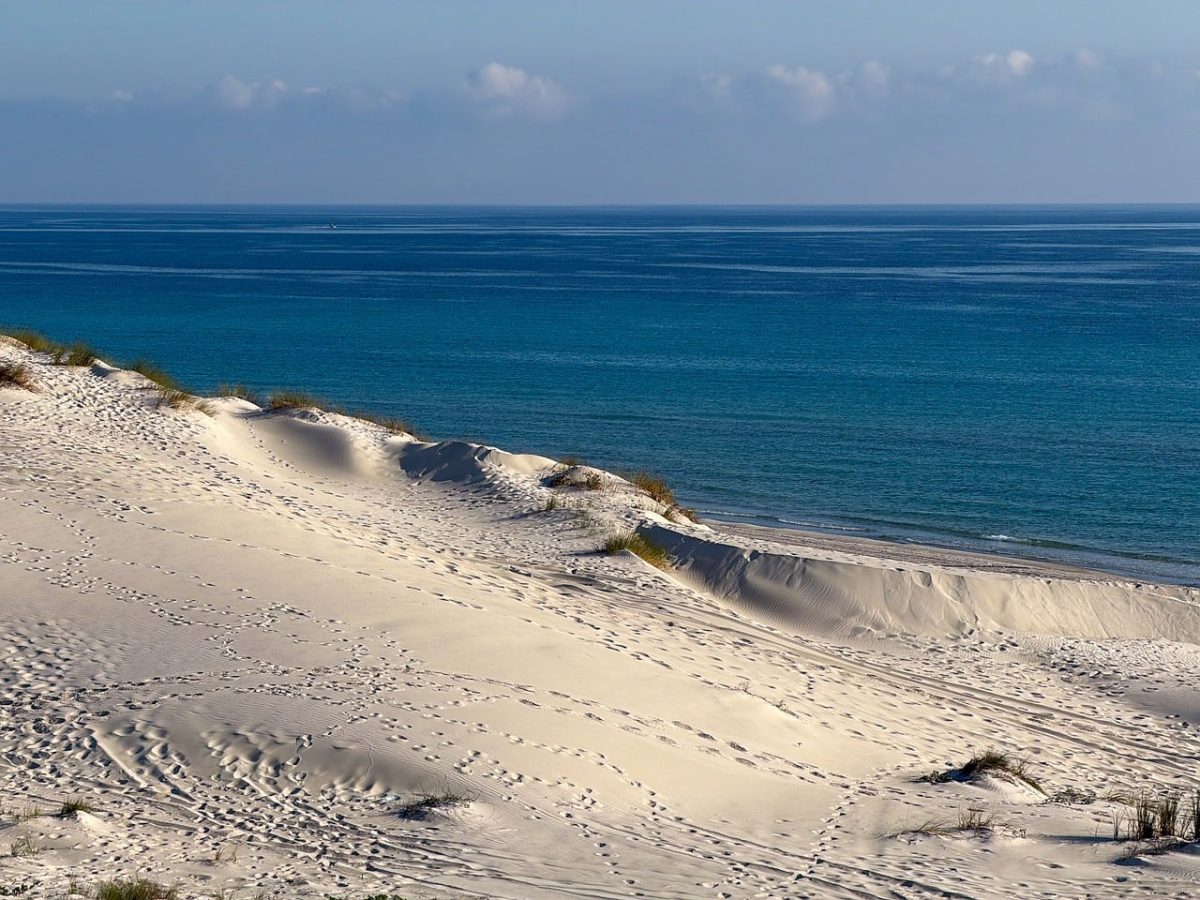 sea, ocean, nature, water, beach, horizon, peace, summer, sand, carthage, travel, shore, landscape, blue, white, mediterranean, africa, tunisia, tranquility, calm, calm sea