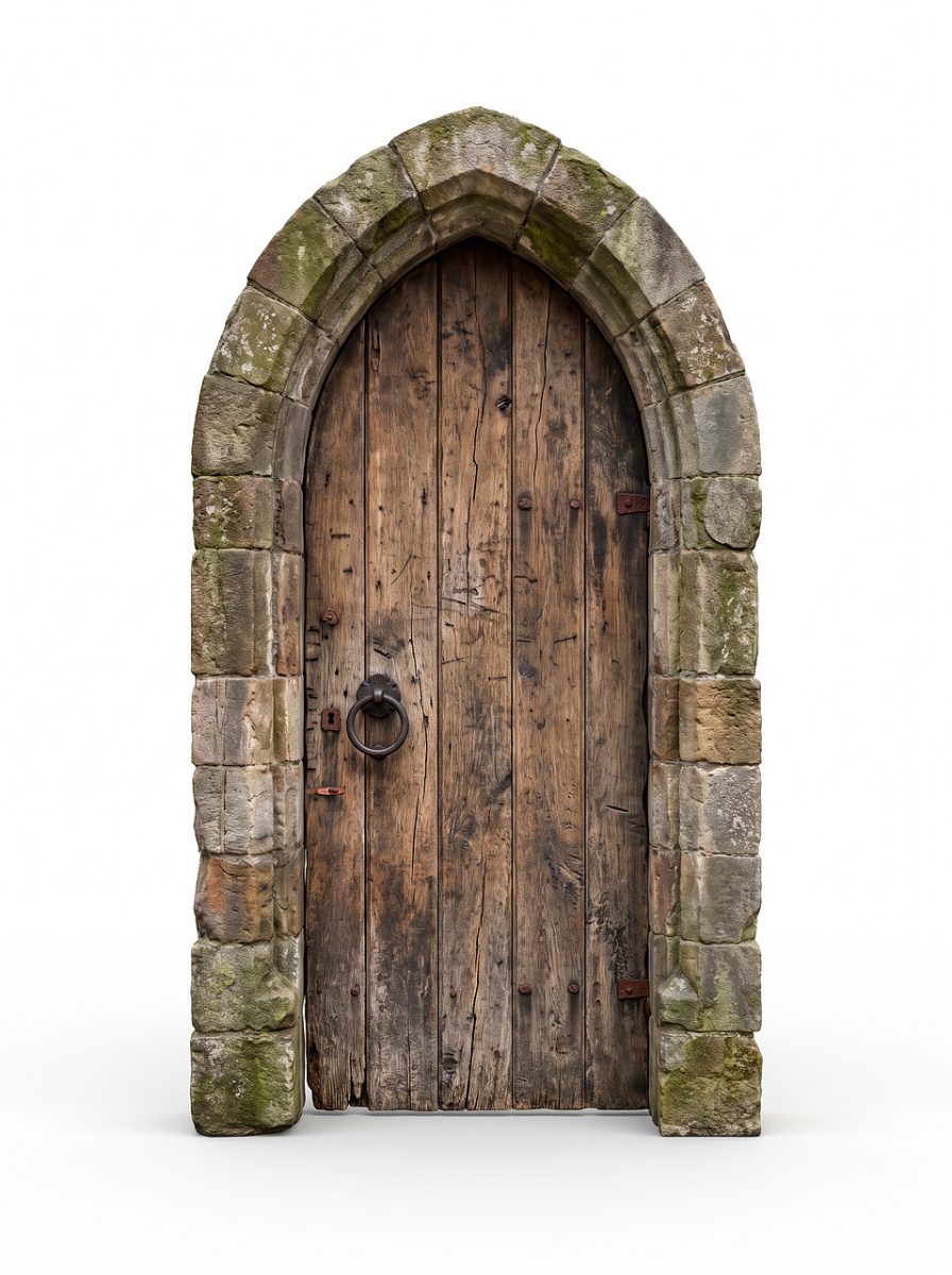 door, stone, arched, wooden, rustic, rusty, historical, entrance, architecture, patina, antique, medieval, artistic, ruin, worn, detail, rustically, restoration, circle, solid