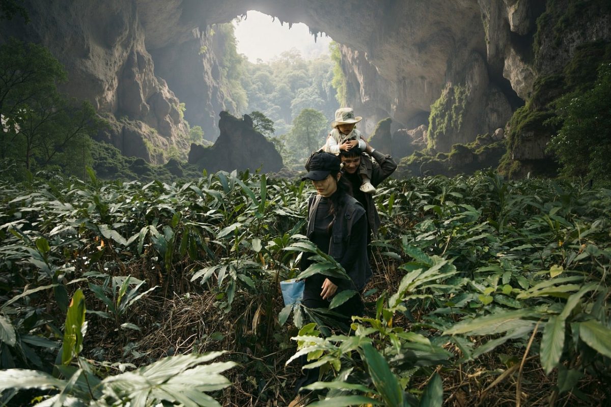 family, nature, cave, forest, green, adventure, hiking, exploration, wilderness, tourists, scenic, green foliage, mountain cave, walking, guide, sunrise, remote village, camping trip, guidance