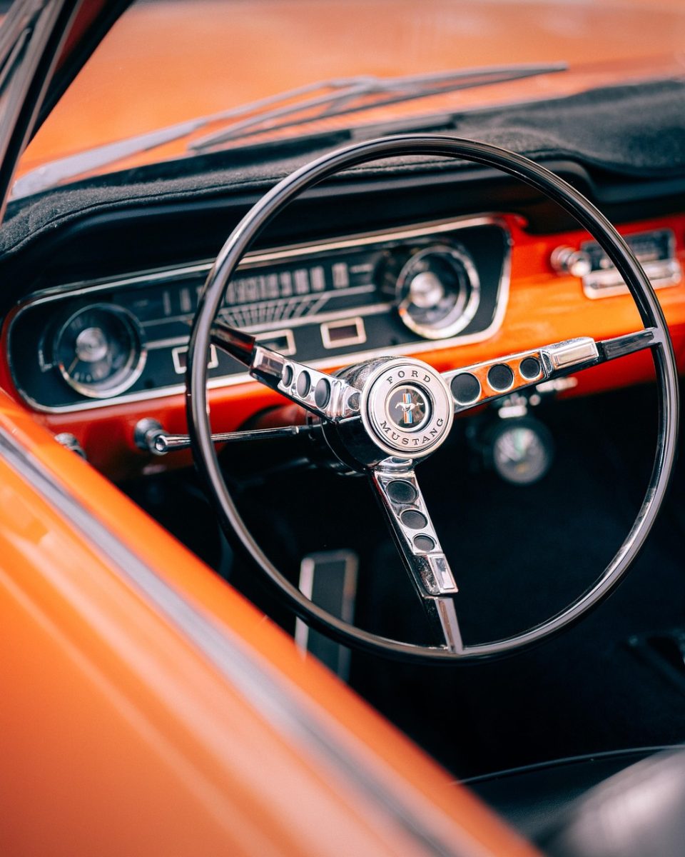 mustang, steering wheel, drive, transportation, car wallpapers, oldcar, car, photography, musclecar
