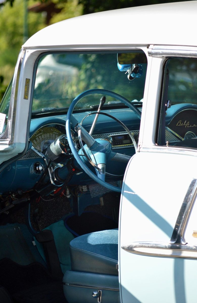chevrolet bel air, automobile, antique car, dare, vehicle, chevrolet, turquoise car, old car, nostalgic