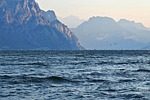 lake, outdoors, water sports, light, mood, garda, surfing, waves