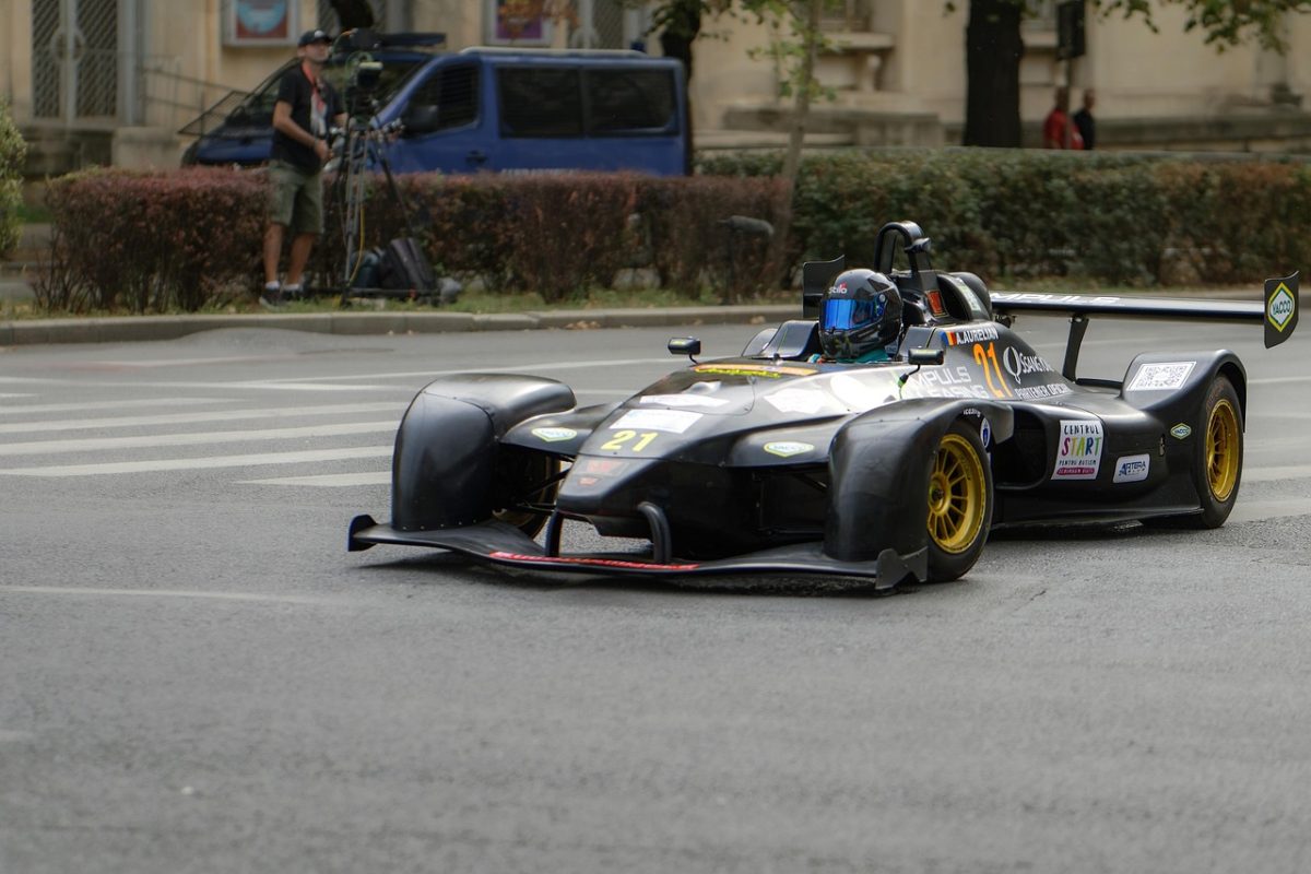 race car, formula 1, urban, entertainment, city, vehicle, street, event, running, asphalt, driver, snapshot, capital