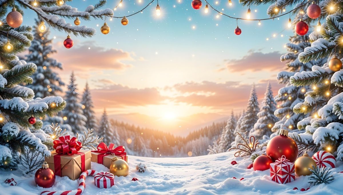 christmas, holiday, nature, gifts, season, winter, decorative, december, decoration, snow, copy space