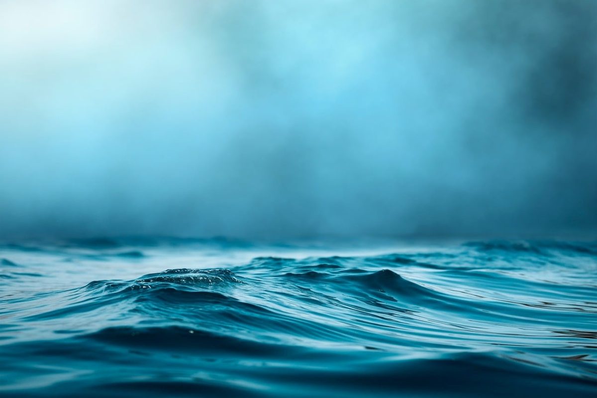 sea, mist, wave, fog, water, nature, weather, ocean