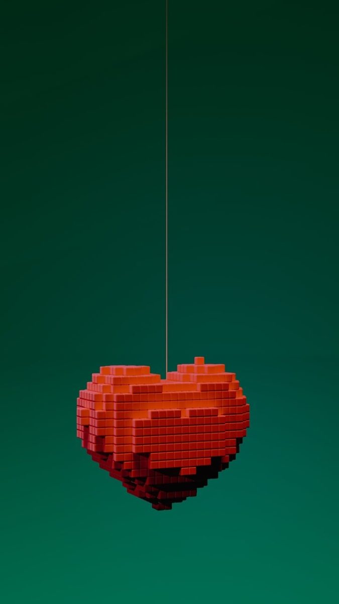 heart shape, love, emotion, romance, plastic, shiny, reflection, shadow, gift, celebration, february, design, abstract