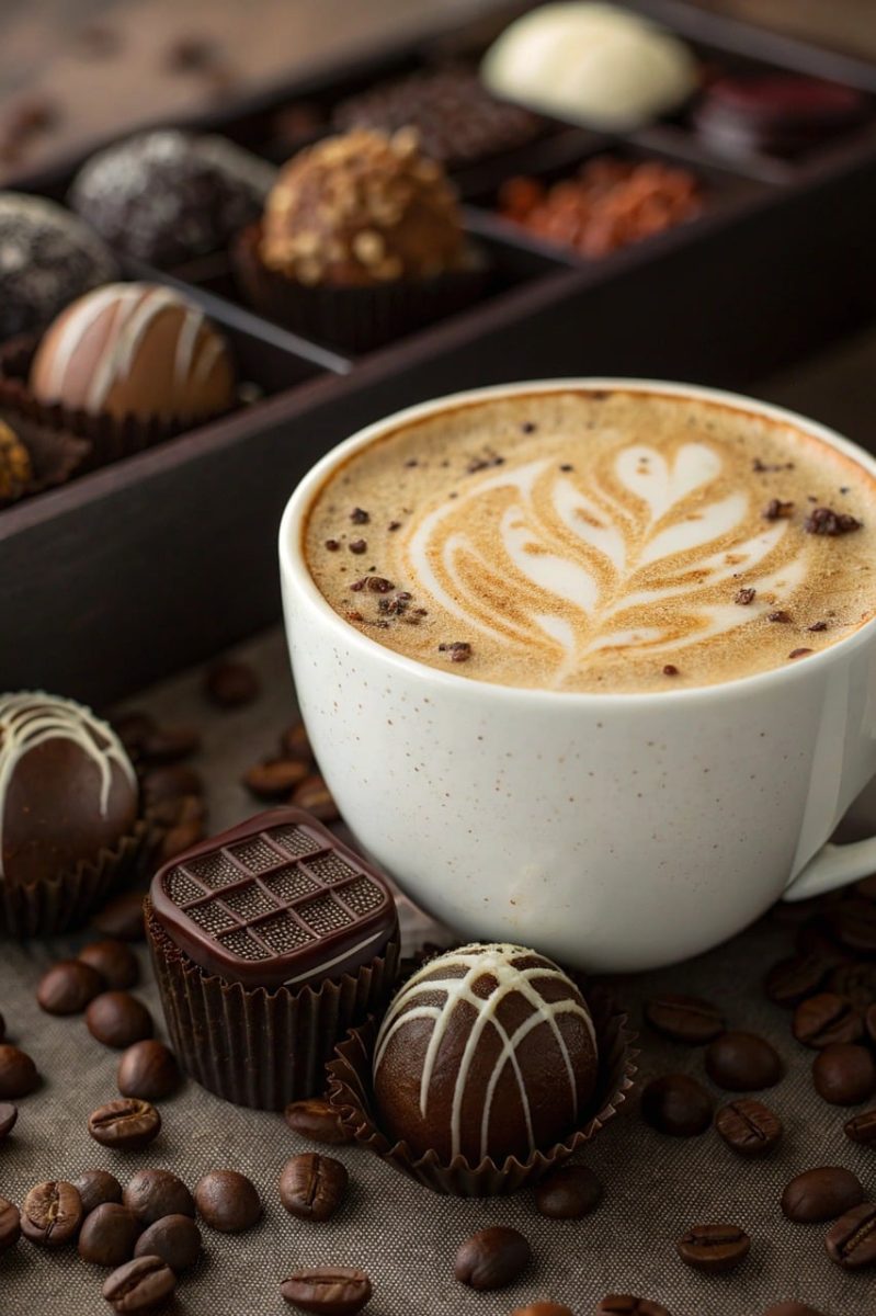 coffee, café, latte, cappuccino, espresso, barista, latte art, coffee beans, grinder, iced coffee, hot coffee, café interior, coffee shop, cozy café, coffee culture, breakfast, croissant, coffee lifestyle, coffee cup, caffeine, mug, takeaway coffee, americano, flat lay, cup, ai generated