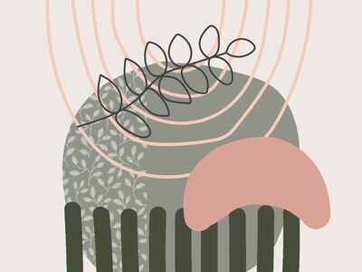 boho, bohemian, drawing, background, simplicity, line drawing, beautiful wallpaper, minimalistic, sheet, botanical, forms