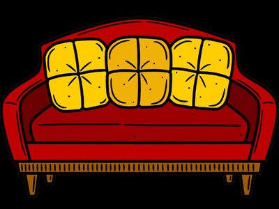 couch, living room, furniture, home, decor, seating, clip art, transparent
