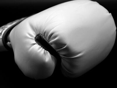 boxing glove, sports, fitness, boxing, battle, boxing match, martial arts, glove, martial art, sw, black-and-white