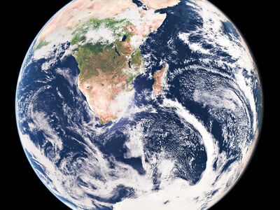 earth, planet, space, world, globe, clouds, continents, 3d