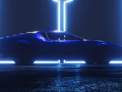 car, vintage, classic, retro, transportation, luxury, speed, design, night scene, blue light, modern background, car wallpapers, dark style, metallic, neon lights, sports car, lighting effects, silhouette, illumination, reflection, fluid, image art